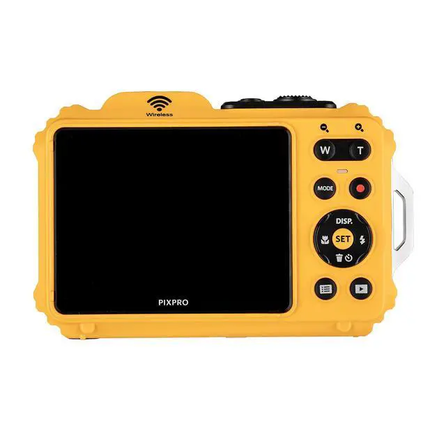 Alt view image 3 of 7 - PIXPRO WPZ2 Digital Camera (Yellow) | Waterproof, Shockproof & Dustproof Camera with 16MP Sensor, 1080p Video & 4X Optical Zoom | for Travel & Outdoor use + 32GB Card + Vlogger Tripod + More