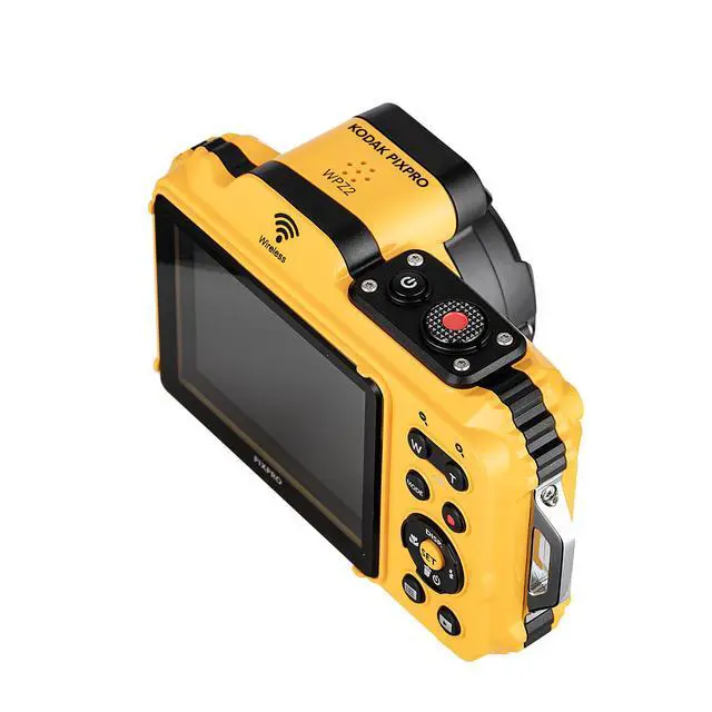 Alt view image 5 of 7 - PIXPRO WPZ2 Digital Camera (Yellow) | Waterproof, Shockproof & Dustproof Camera with 16MP Sensor, 1080p Video & 4X Optical Zoom | for Travel & Outdoor use + 32GB Card + Vlogger Tripod + More