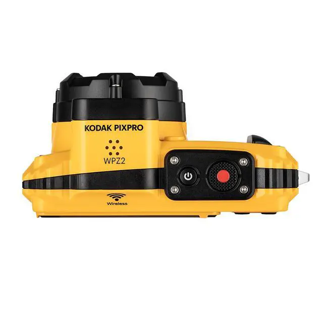 Alt view image 6 of 7 - PIXPRO WPZ2 Digital Camera (Yellow) | Waterproof, Shockproof & Dustproof Camera with 16MP Sensor, 1080p Video & 4X Optical Zoom | for Travel & Outdoor use + 32GB Card + Vlogger Tripod + More
