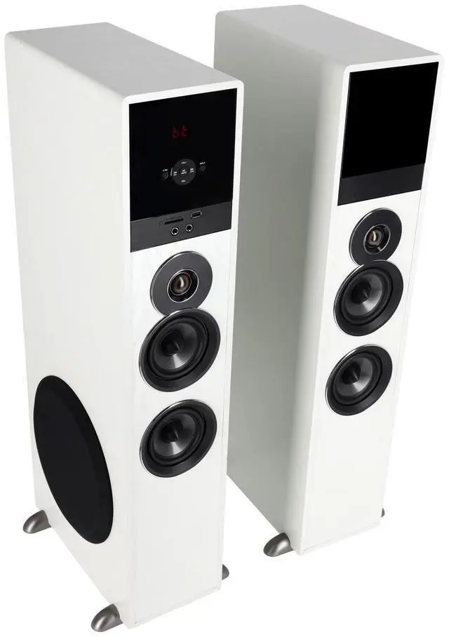 Main image of TM80W Bluetooth Home Theater Tower Speaker System+(2) 8" Subwoofers!