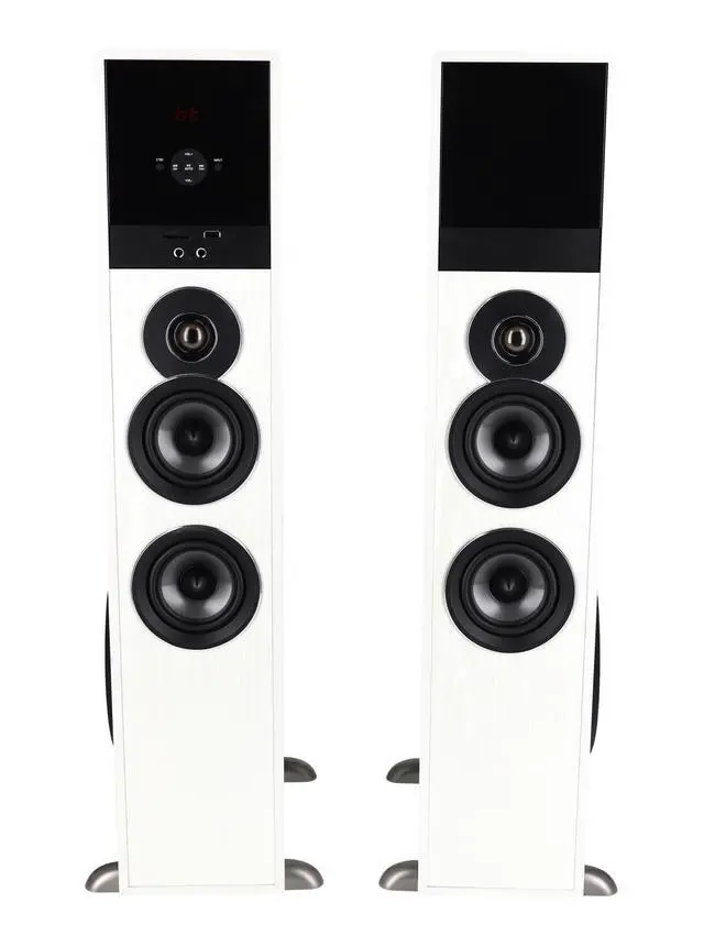 Alt view image 2 of 7 - TM80W Bluetooth Home Theater Tower Speaker System+(2) 8" Subwoofers!