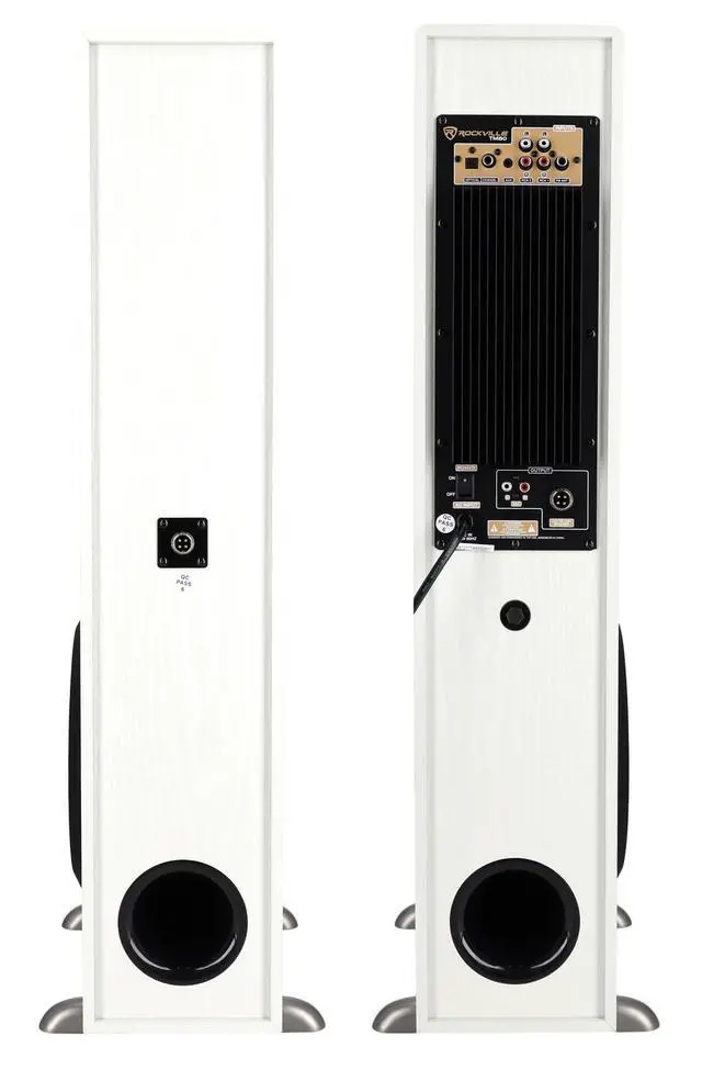 Alt view image 4 of 7 - TM80W Bluetooth Home Theater Tower Speaker System+(2) 8" Subwoofers!