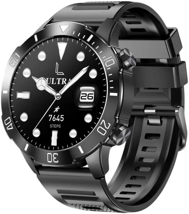 Main image of Ultra Rugged Smart Watch for Men, Bluetooth Calling, 30-Day Battery Life, IP69K Water Resistant, Fitness Tracker with Heart Rate & Sleep Monitor, Compatible with iPhone & Android