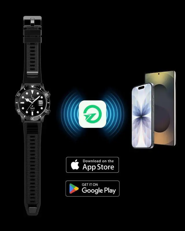 Alt view image 7 of 7 - Ultra Rugged Smart Watch for Men, Bluetooth Calling, 30-Day Battery Life, IP69K Water Resistant, Fitness Tracker with Heart Rate & Sleep Monitor, Compatible with iPhone & Android