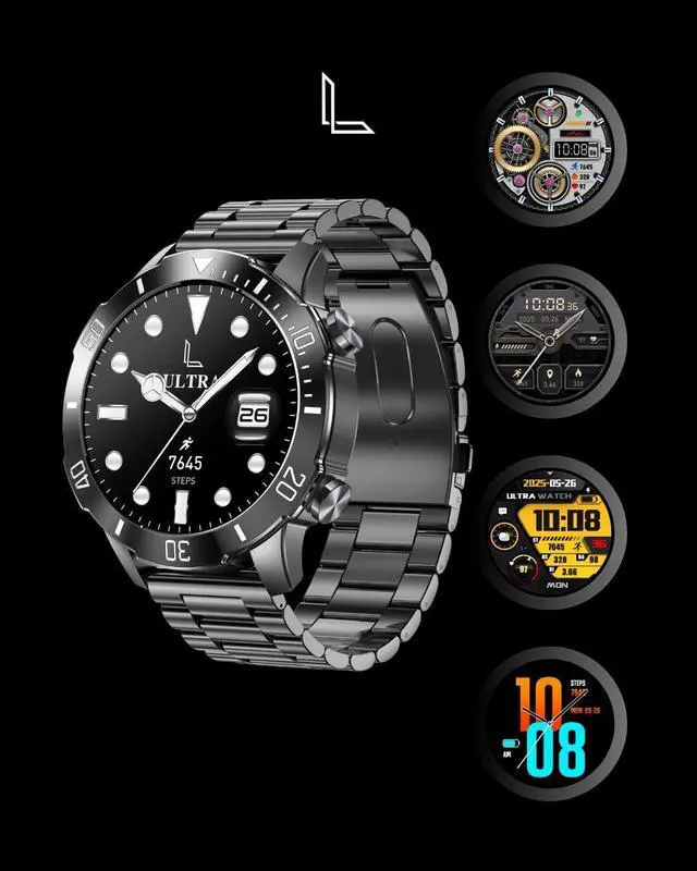 Alt view image 5 of 7 - Ultra Rugged Smart Watch for Men, Bluetooth Calling, 30-Day Battery Life, IP69K Water Resistant, Fitness Tracker with Heart Rate & Sleep Monitor, Compatible with iPhone & Android