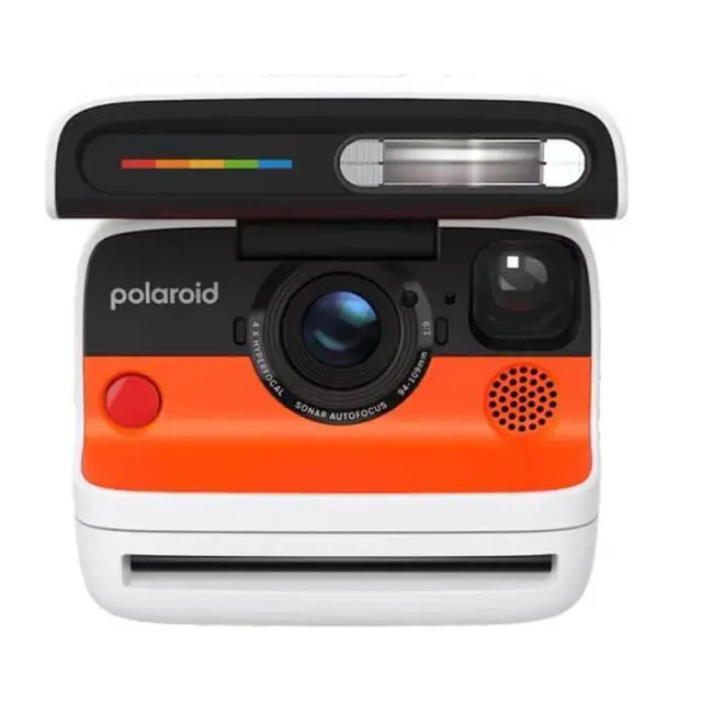 Alt view image 2 of 7 - Flip Instant Camera Color Starter Set | White, 8 Exposures Bundle with Photo Album & Colored Frames + Cleaning Cloth (3 Items)