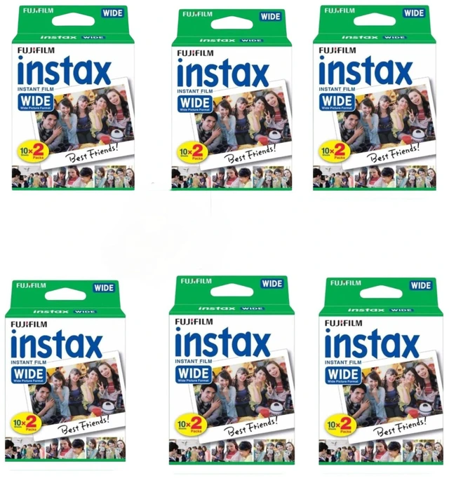 Main image of Instax Wide Instant Film Twin Pack - 6 Wide Pack (120 Sheets)