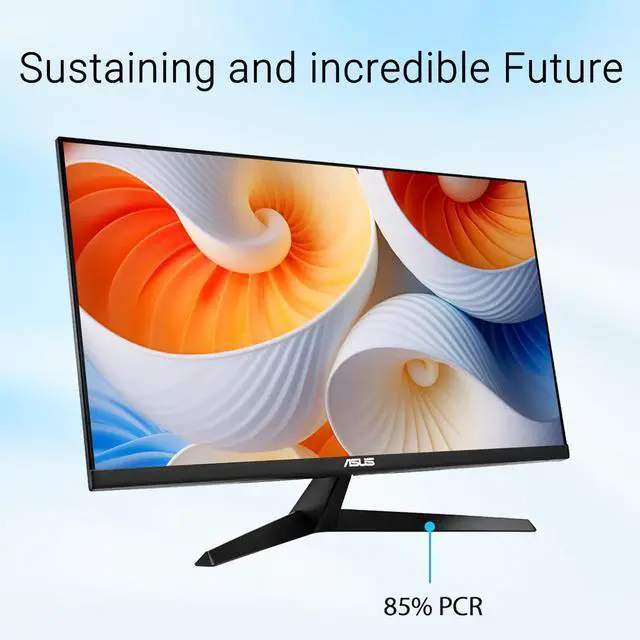 Alt view image 2 of 7 - 27 inch 4K Monitor, UHD(3840 x 2160), IPS, 75Hz, HDR10, Adaptive Sync, Eye Care Plus, DisplayPort, HDMI, Built-in Speakers, DisplayWidget Center, Blue Light Filter, Flicker-Free, VESA Mountable
