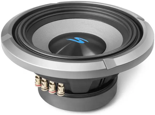 Main image of S2-W10D4 10" S-Series Dual 4 Ohm Car Subwoofer, 1800W Max, 600W RMS | Punchy accurate bass upgrade, high-excursion design, improved motor cooling, Type S sound signature, 10 inch size