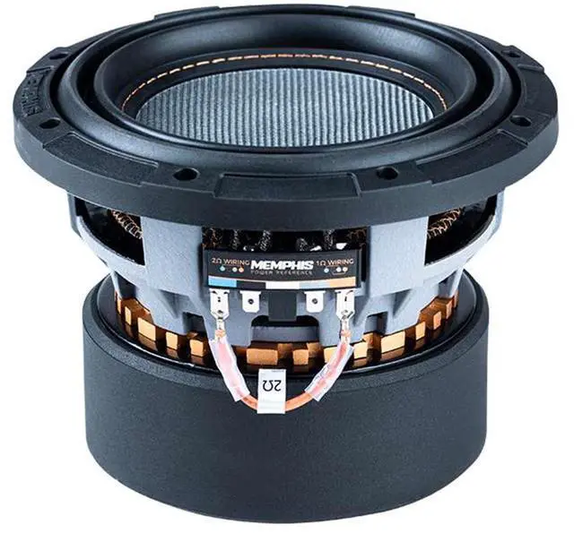 Alt view image 2 of 4 - MJM612 6.5" MOJO Sub with Selectable Impedance, 1 or 2 Ohm | Compact 6.5 bass upgrade for tight spaces, small footprint, flexible impedance wiring, deep low-end punch, easy install