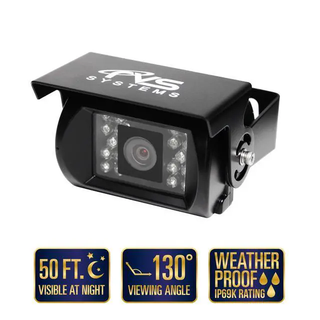 Alt view image 3 of 4 - Waterproof Backup Camera with Infra-red Night Vision - Commercial Grade - Built for RV's, Trucks, Trailers and Buses - RVS-770-03