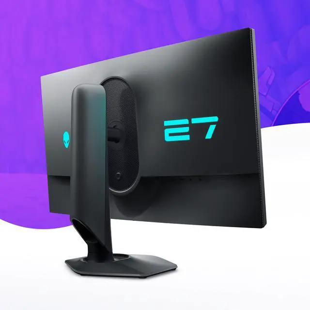 Alt view image 4 of 7 - AW2724DM Gaming Monitor - 27" QHD (2560 x 1440) 180Hz w Overclock, AMD FreeSync Premium Pro, NVIDIA G-SYNC, VESA Display - Black,Black/Silver