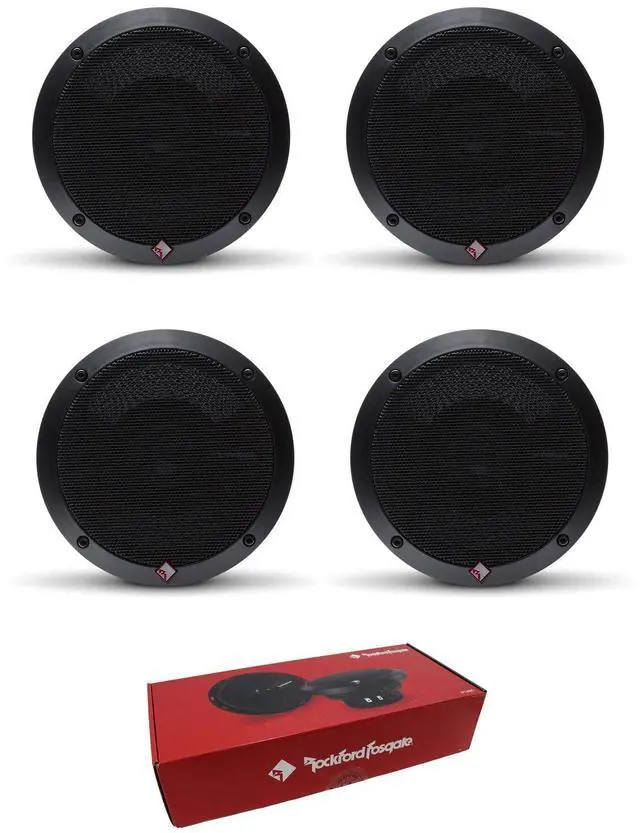 Alt view image 7 of 7 - 4 New P1650 6.5" 2-Way Full Range Car Audio Coaxial Speakers