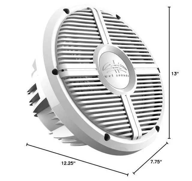 Alt view image 7 of 7 - Recon 10 FA-XW-W | 10 Inch Free Air Subwoofer with White Grille