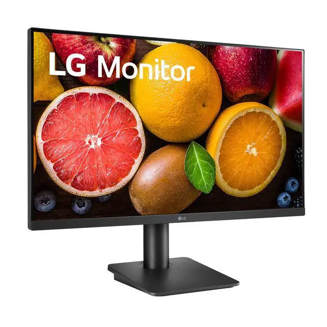 Alt view image 3 of 7 - FHD (1920 x 1080) 27 Inch Computer Monitor, IPS, AMD FreeSync, 3-Side Borderless Design, Tilt/Height Adjustable Stand, 75Hz, 5ms, OnScreen Control, HDMI, DisplayPort, D-Sub, 27MP450-B, Black