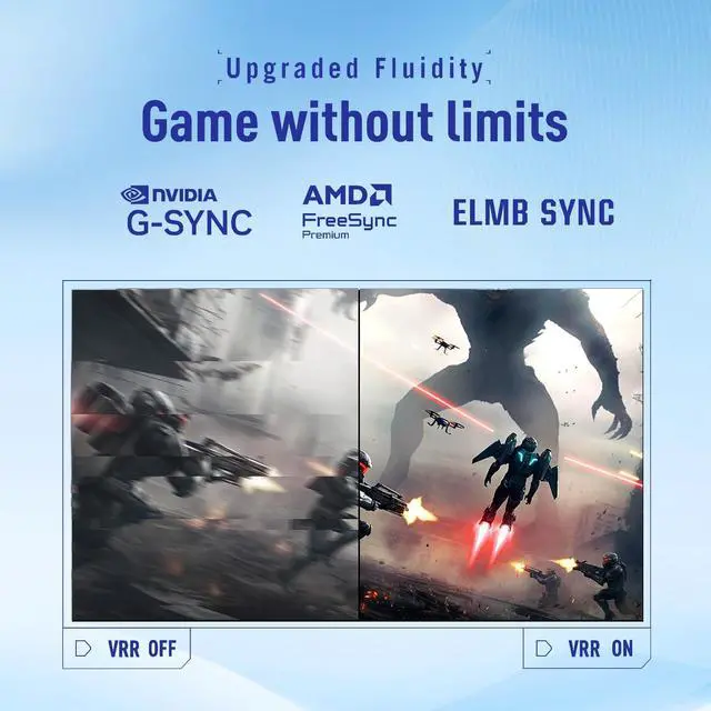 Alt view image 7 of 7 - TUF 24.5" Gaming Monitor, FHD 1080p, Fast IPS, 240Hz, 0.3ms, AMD FreeSync Premium, G-SYNC Compatible, 99% sRGB, ELMB Sync, DisplayPort, HDMI, Eye Care, DisplayWidget, Gaming AI, Tilt Adjustment