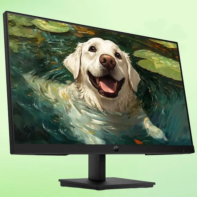 Alt view image 4 of 5 - 23.8 Inch IPS Monitor, Full HD 1080p Display, 100Hz Refresh Rate, 5ms Response Time, HDMI, DisplayPort, VGA, VESA Wall Mountable, Anti-Glare Screen, Tilt Adjustable Stand, Black