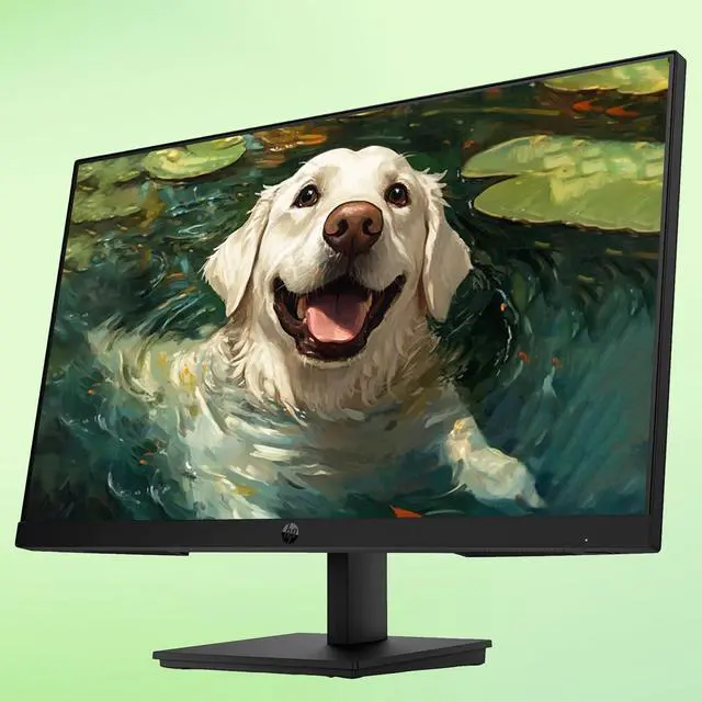 Alt view image 5 of 5 - 23.8 Inch IPS Monitor, Full HD 1080p Display, 100Hz Refresh Rate, 5ms Response Time, HDMI, DisplayPort, VGA, VESA Wall Mountable, Anti-Glare Screen, Tilt Adjustable Stand, Black