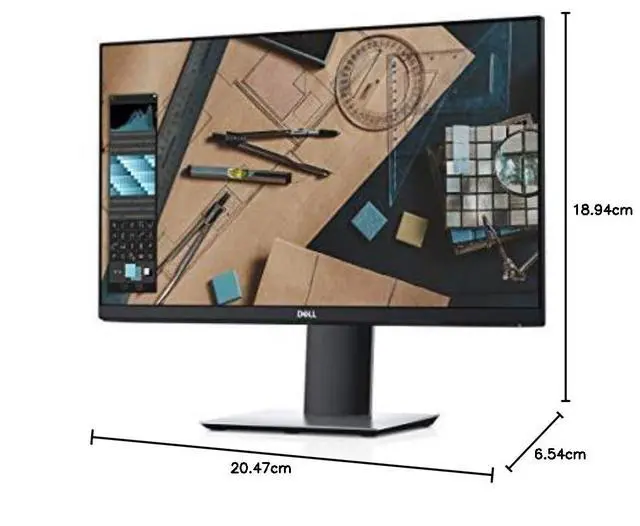 Alt view image 7 of 7 - P Series 23-Inch FHD 1080p Screen LED-lit Monitor (P2319H),Black