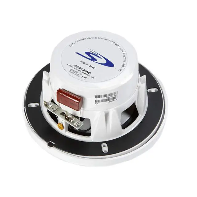 Alt view image 3 of 4 - SPS-M601W | Crisp Watercraft Audio, Saltwater-Ready Build, Clean Sound for Pontoons and Consoles, Easy Drop-In Install