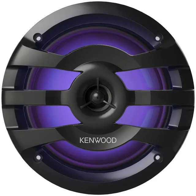 Alt view image 3 of 6 - KFC-1673MRBL 6-3/4" Marine/Car Speakers Black w/RGB
