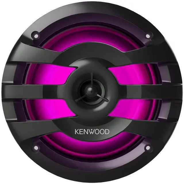Alt view image 5 of 6 - KFC-1673MRBL 6-3/4" Marine/Car Speakers Black w/RGB