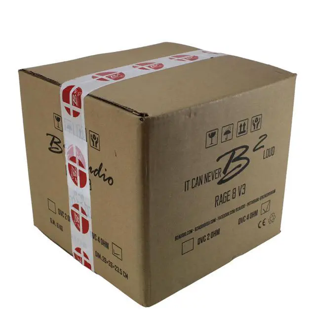 Alt view image 7 of 7 - 8" 500 Watts RMS Dual 4-Ohm 2" Voice Coil High Excursion Rage Series Subwoofer