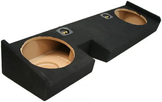 Main image of Fits 2009-2014 Ford F150 Super Cab Dual 12" Sub Box Subwoofer Enclosure ASC | 12 inch bass upgrade for extended trucks, vehicle-specific design, easy install, works with aftermarket amps, clean finish