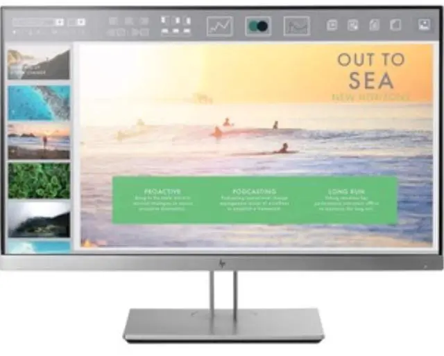 Main image of EliteDisplay 23-Inch Screen LED-Lit Monitor Silver (1FH46AA#ABA)