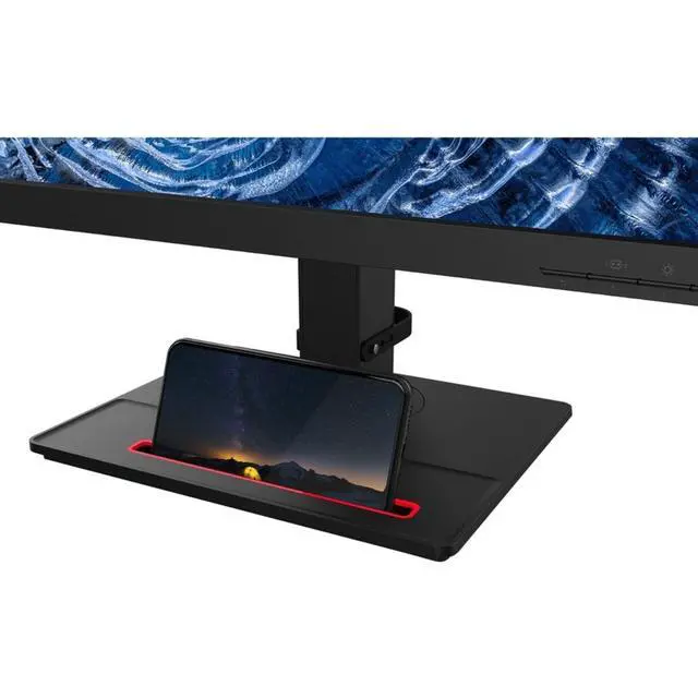 Alt view image 6 of 7 - ThinkVision T24i-20 24" Full HD WLED LCD Monitor - Raven Black in-Plane Switching (IPS) Technology - 1920 x 1080 - HDMI - VGA - DisplayPort - USB Hub HDMI