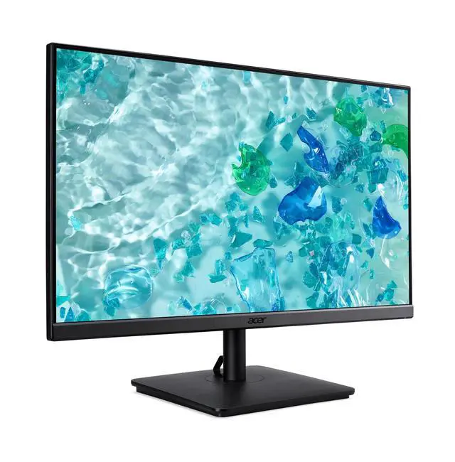 Alt view image 2 of 6 - 27" FHD IPS Monitor with 4ms Response Time | Anti Glare, VESA Mount (100mm), VGA, HDMI, & Dockztorm Hub, Black Color