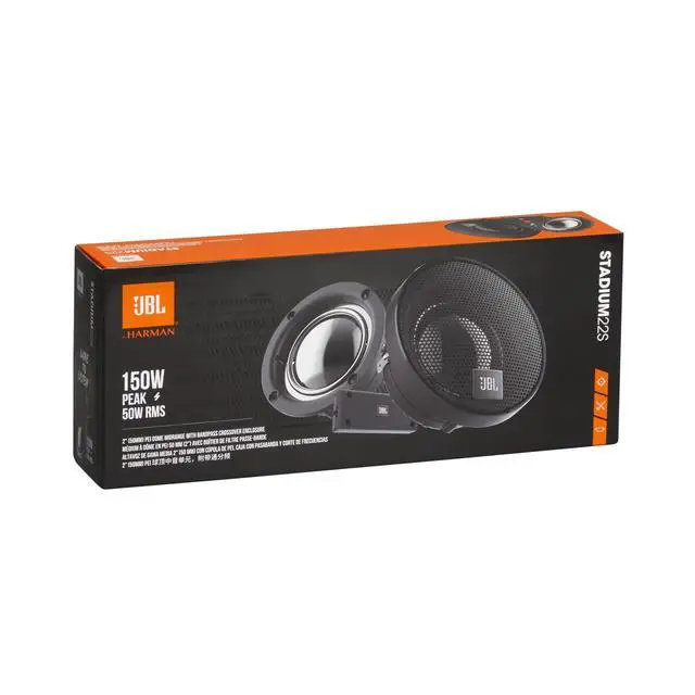 Alt view image 7 of 7 - 2 1/2" Car Audio Midrange Upgrade System, Black