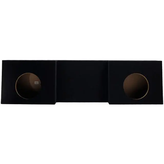 Alt view image 2 of 4 - Dual 10 Inch Sealed Truck Subwoofer Box Custom Sub Enclosure - ASC | Fits 2 speaker drivers, tight punchy bass for pickup cabs, MDF build, pairs with your amp and stereo upgrade, easy install