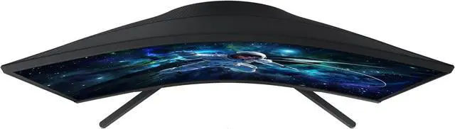 Alt view image 3 of 5 - G55C 32-in Odyssey Curved Gaming Computer LED Monitor - LS32CG552ENXZA