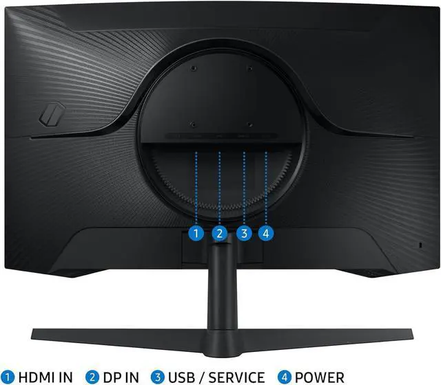 Alt view image 5 of 5 - G55C 32-in Odyssey Curved Gaming Computer LED Monitor - LS32CG552ENXZA