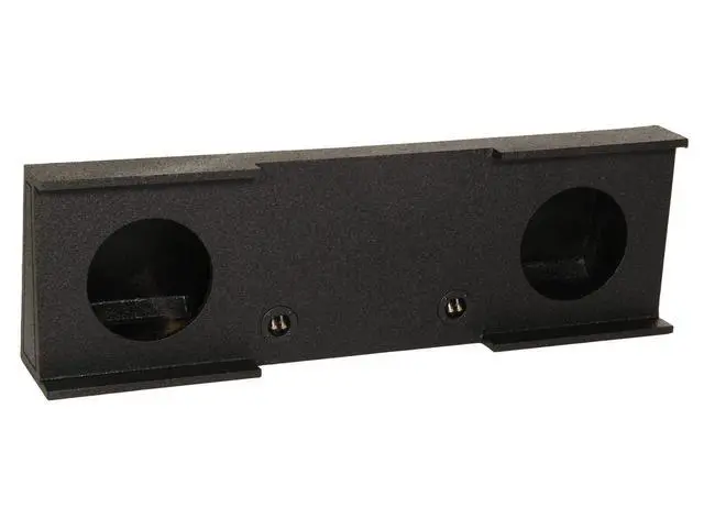 Alt view image 7 of 7 - QPower QBomb Easy Set Dual Ported 12 inch Subwoofers Box Enclosure Car Audio with Bedliner Spray for GMC Chevy Crew Cab 2007-2013