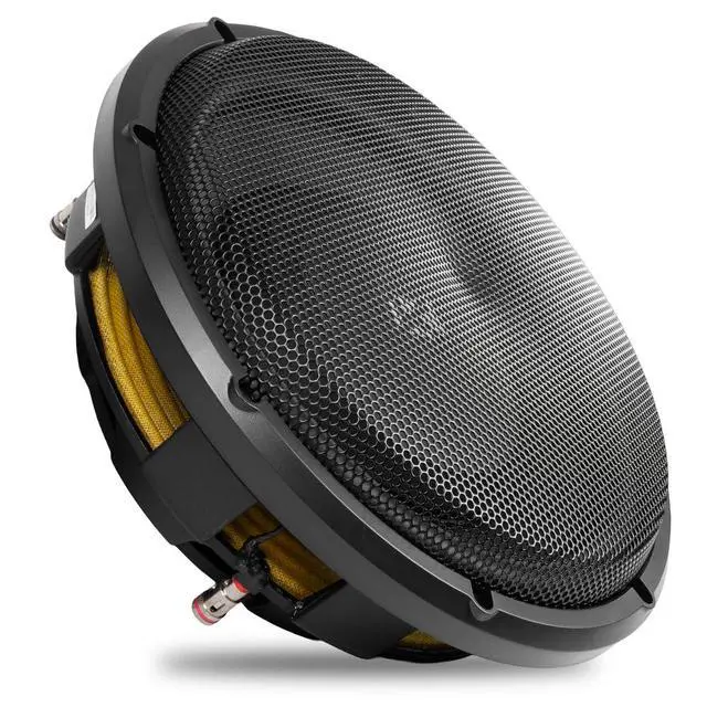 Alt view image 2 of 7 - SQW124 12" SQ-Series Shallow-Mount Car Subwoofer | 1200W Peak / 600W RMS, Dual 4-Ohm, Die-Cast Aluminum Basket, Compact Depth Design
