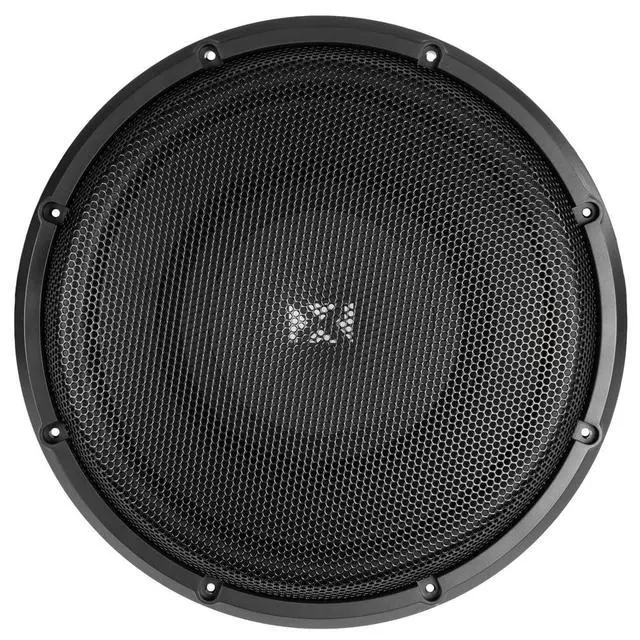 Alt view image 4 of 7 - SQW124 12" SQ-Series Shallow-Mount Car Subwoofer | 1200W Peak / 600W RMS, Dual 4-Ohm, Die-Cast Aluminum Basket, Compact Depth Design