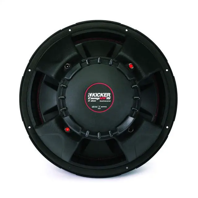 Alt view image 4 of 4 - 43CVR154 CompVR 15" Inch Car Subwoofer 1000W Dual 4 Ohm Sub DVC SPL | Deep bass, hard-hitting output, sealed or ported enclosure box compatible, loud low-end punch, trunk sound system upgrade