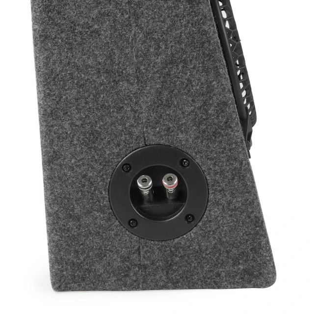 Alt view image 3 of 6 - R-TB8 8" Full Range Truck Box W/Gray Carpeting Soft Dome Tweeters & Chrome Push Speaker Terminals (Pair)