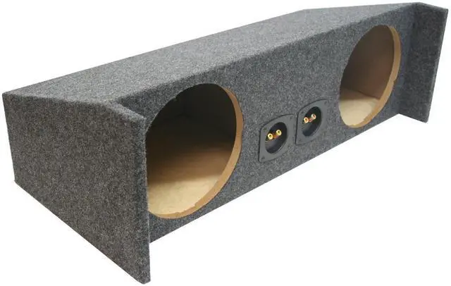 Alt view image 2 of 5 - ASC JEEP2X10 Compatible with 1987-2006 Jeep Wrangler YJ TJ Kicker Comp C10 Dual 10" Custom Sub Box Enclosure and 43C104-N 10" Comp C10 Series Sub
