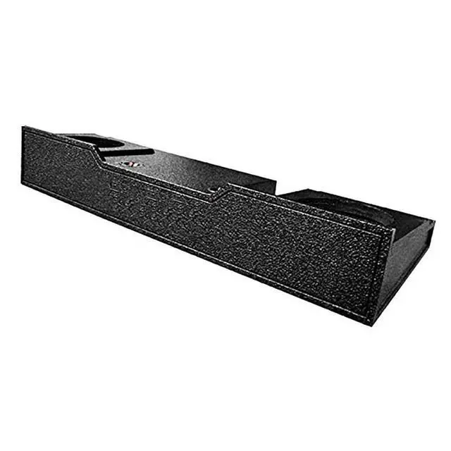 Alt view image 5 of 7 - QPower Underseat Downfire Dual 12in Sealed Subwoofer Enclosure, Sub Box Compatible with Ford F-150 SuperCrew 2004-2008