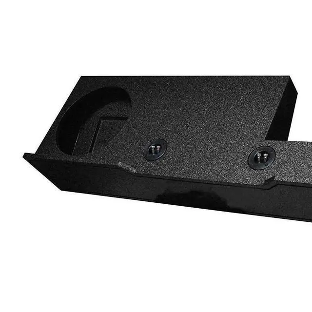Alt view image 6 of 7 - QPower Underseat Downfire Dual 12in Sealed Subwoofer Enclosure, Sub Box Compatible with Ford F-150 SuperCrew 2004-2008