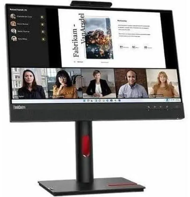 Main image of ThinkVision TIO22Gen5 22" Class Webcam Full HD LED Monitor - 16:9 - Black