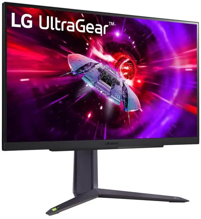 Alt view image 3 of 7 - Electronics 27GR75Q-B Ultragear Gaming Monitor 68.5 cm (27"), 2560 x 1.440, 16:9, WQHD 1440p, 99% sRGB, HDR10, 165 Hz, 1ms GtG - Black
