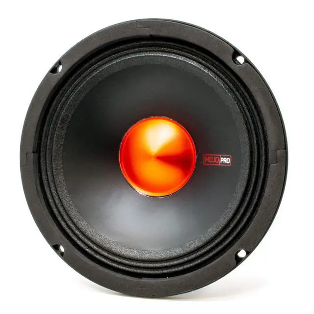 Alt view image 2 of 5 - MJP8 8" MOJO Pro Mid-Range Speaker - Sold Individually | Punchy vocal clarity cuts through bass, high-output design for car SPL builds, single unit install, 8 inch size