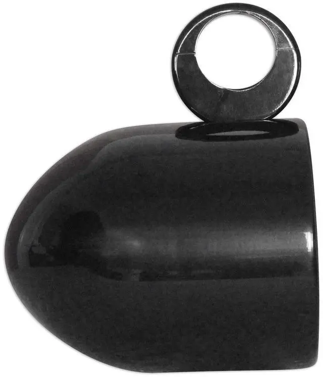 Alt view image 3 of 6 - MAC80B Pair Black 7.7" Wakeboard Tower Speaker Pod Enclosures | 6061 Aluminum, Waterproof, Internal Wiring, 2-2.5" Tower Clamps, Rubber Inserts, 7.4" Depth, Mounting Hardware