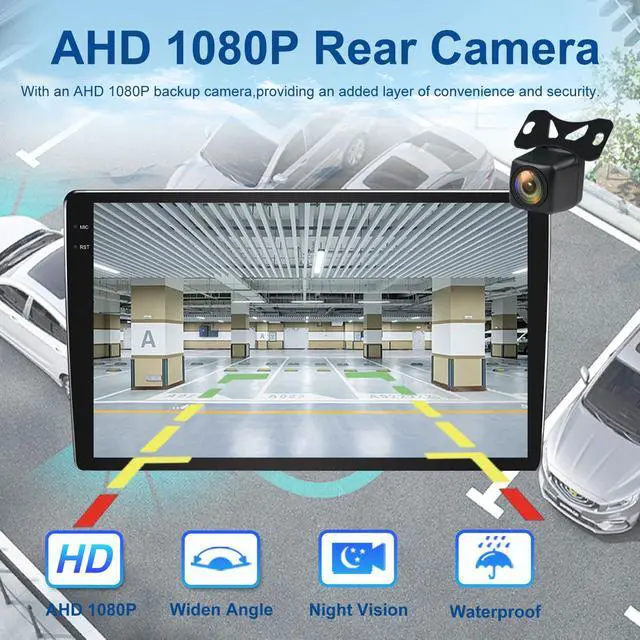Alt view image 4 of 7 - 4+64G 9 Inch Car Stereo for Dodge Ram 1994-2001, Durango 1997-2000 | QLED Touchscreen Wireless CarPlay & Android Auto, GPS Navigation, Bluetooth, FM/AM RDS and included AHD Backup Camera