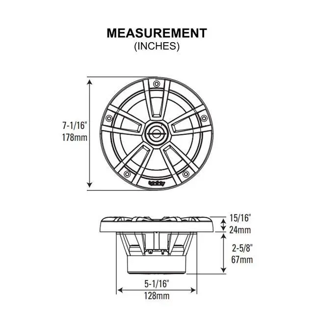 Alt view image 4 of 4 - Infinity 6.5" Marine Speakers (Qty 2) 1 Pair of OEM Replacement Speakers w/ 50ft Wire (Chrome) 622MB