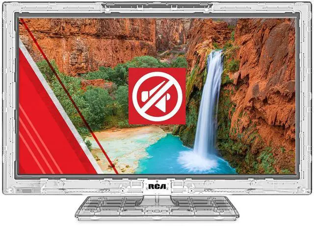 Main image of RCA 22 Clearview HDTV | J22SE1221 Transparent LED HD Television, High Resolution Wide Screen Monitor w/HDMI, VGA, Including Full Function Remote
